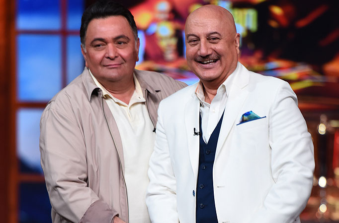 Rishi Kapoor and Anupam Kher