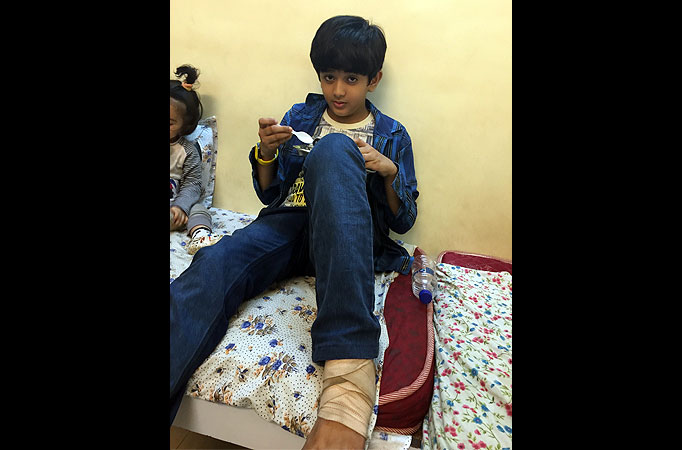 Gangaa ator Swar Hingonia injured 