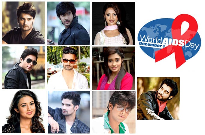 TV Celebs spread AIDS awareness