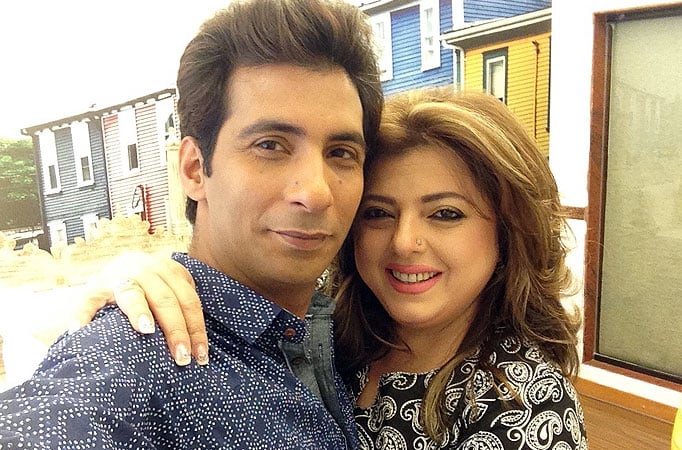 Delnaaz Irani with percy Karkeria