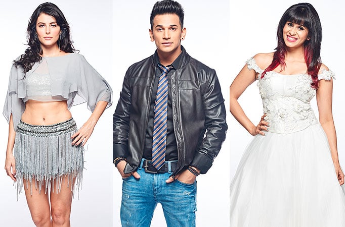 Mandana Karimi, Prince Narula and Kishwer Merchantt