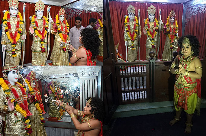 Staunch follower of Lord Ram, Bal Hanumaan performs Maha Aarti