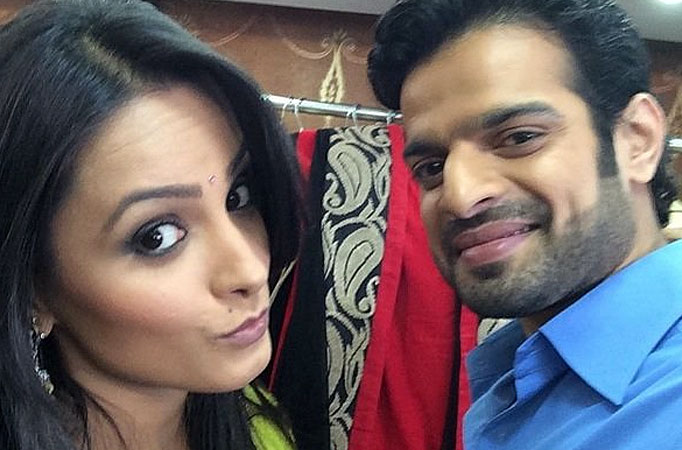 Anita Hassanandani and Karan Patel