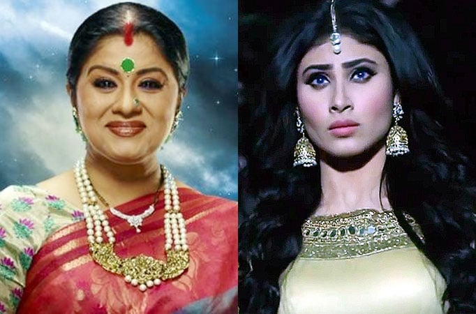 Sudha Chandran and Mouni Roy