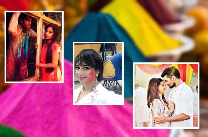 TV celebs celebrating #Holi  