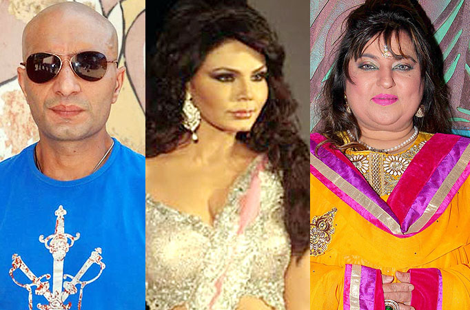 Amit Behl, Rakhi Sawant, Dolly Bindra