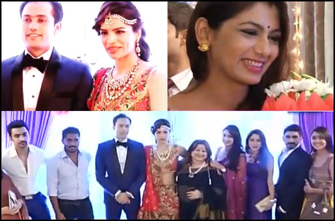 Kumkum Bhagya cast attend Shikha Singh