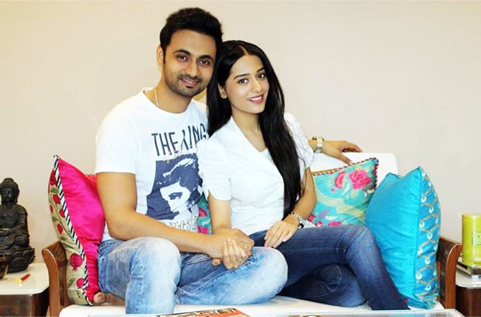 Amrita Rao and RJ Anmol