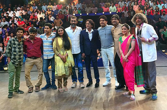 Team Sairat on The Kapil Sharma Show Team Sairat on The Kapil Sharma Show