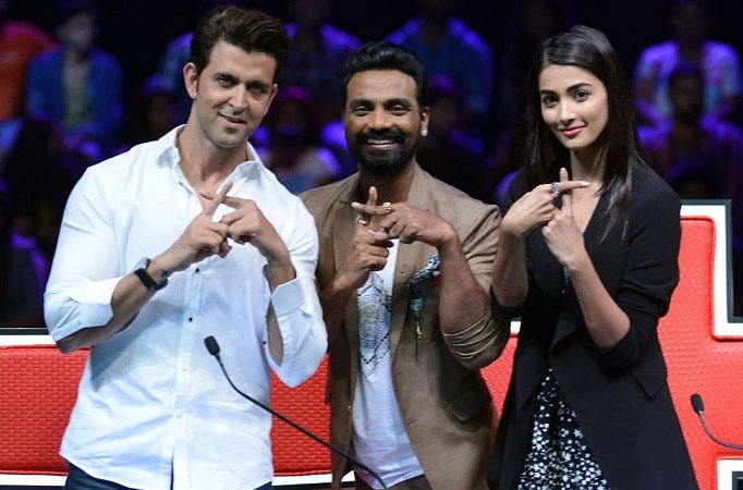 Hrithik Roshan, Remo Dsouza and Pooja Hegde