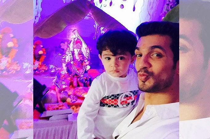 Arjun Bijlani with his son Ayaan