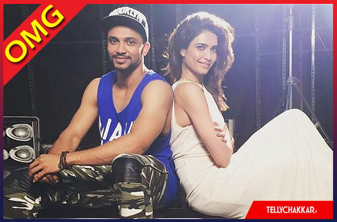 Karishma Tanna and choreographer Rajit Dev