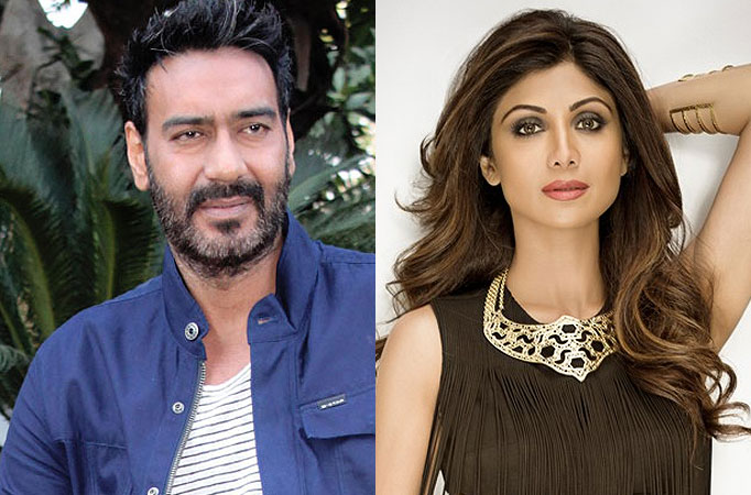 Ajay Devgn and Shilpa Shetty