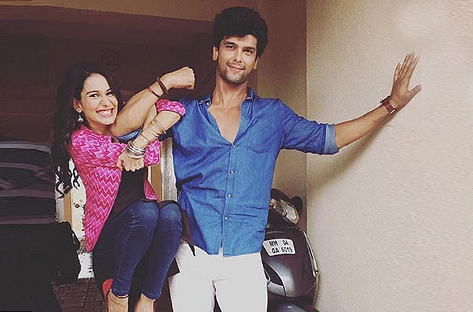 Aneri Vajani and Kushal Tandon