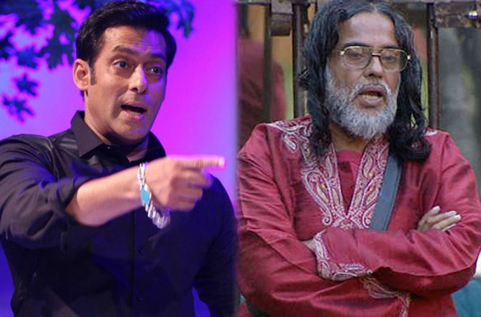 Salman Khan and Swami Om