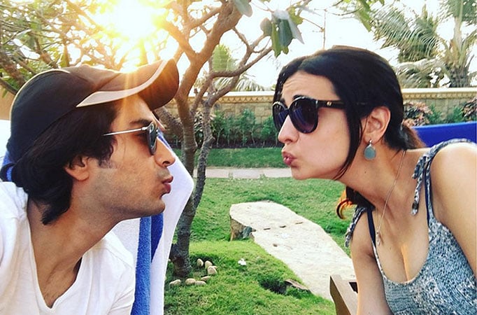 Sanaya Irani and Mohit Sehgal