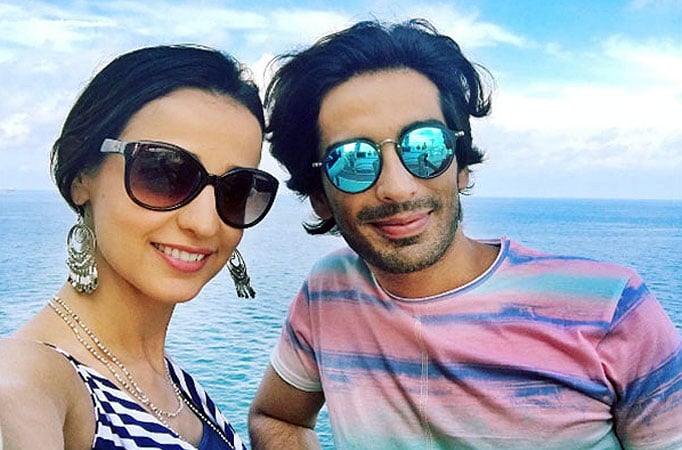 Sanaya Irani and Mohit Sehgal