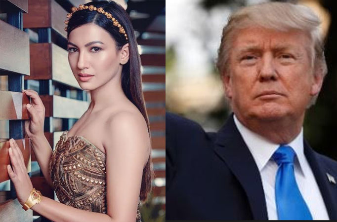 Gauahar Khan & Donald Trump