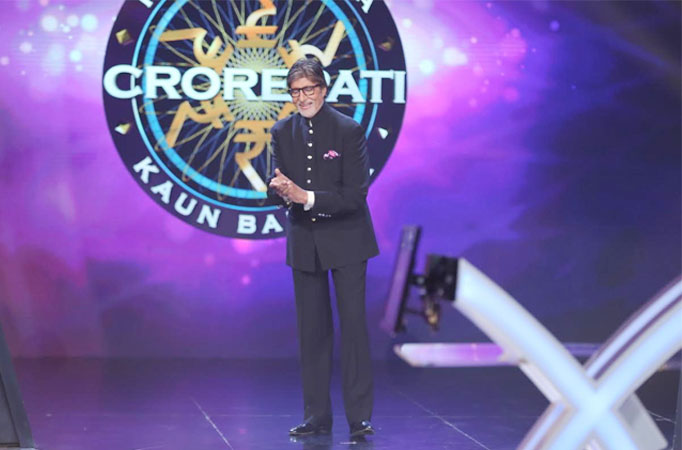 Birthday surprise makes Big B emotional on KBC 9 set!