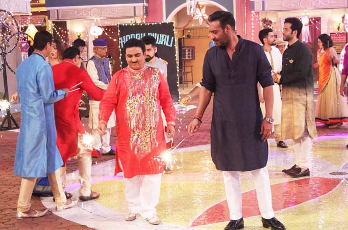 Golmaal Again team visits Taarak Mehta Ka Ooltah Chashmah   