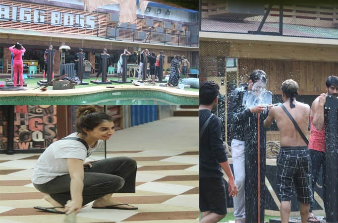 Contestants turn lawn into a junkyard; Puneesh lashes out at Vikas in Bigg Boss 11