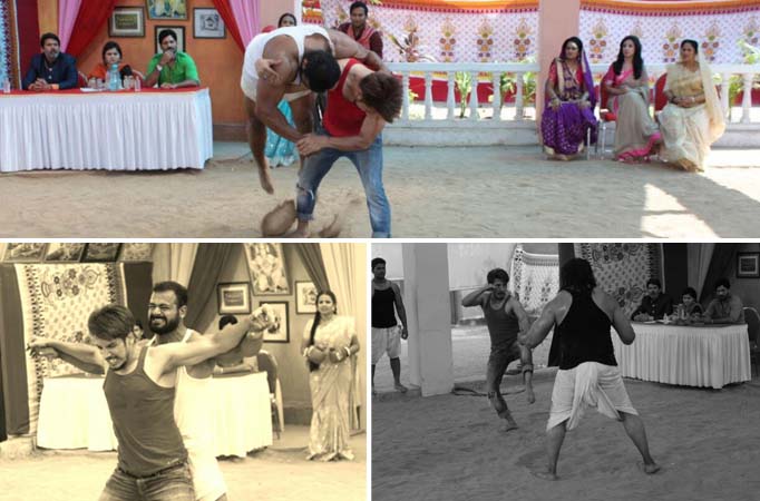 Ayyaz Ahmad fights with real wrestlers in Agniphera