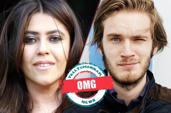 Ekta Kapoor and YouTuber PewdiePie