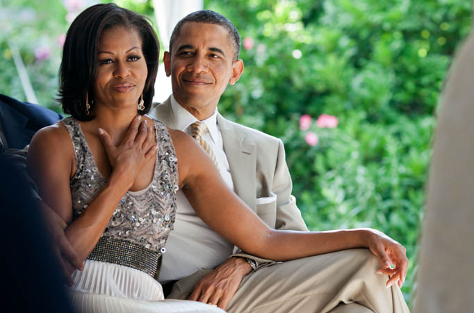 Barack, Michelle Obama