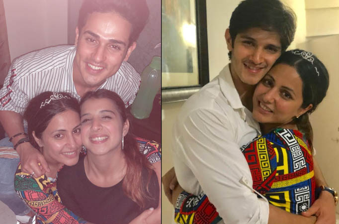 Priyank Sharma, Benafsha Soonawalla, Vikas Gupta, and Rohan Mehra bring in Hina Khan’s birthday