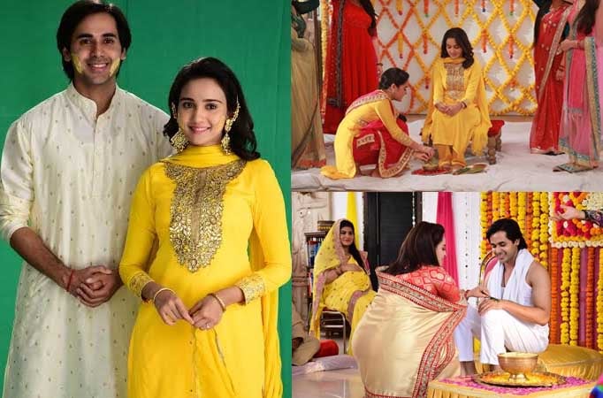 Randeep has a 'Haldi wali Holi' moment on the sets of Yeh Un Dinon Ki Baat Hai