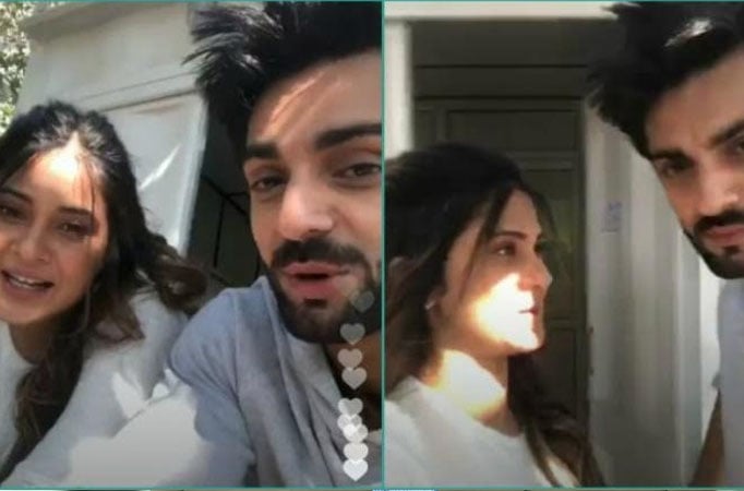 Jennifer Winget and Karan Wahi