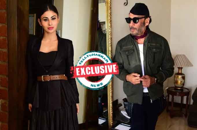 Mouni Roy and Jackie Shroff