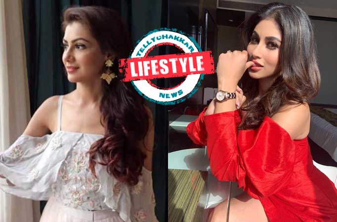 Sriti Jha and Mouni Roy 