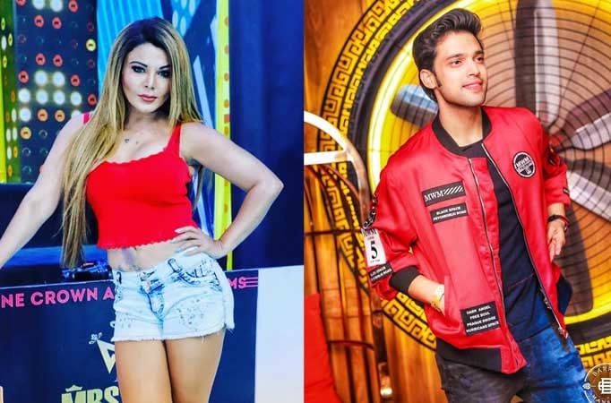 Parth Samthaan and Rakhi Sawant