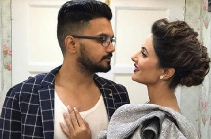 Hina Khan and Rocky Jaiswal