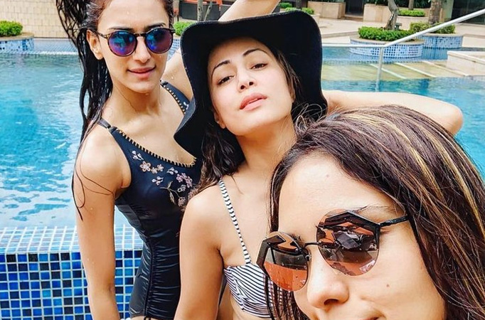 Kasautii Zindagii Kay hotties Hina Khan, Erica Fernandes & Pooja Banerjee flaunt stylish swimsuits   