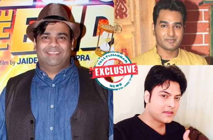 Kiku Sharda, Mubeen Saudagar and Gaurav Dubey in SAB TV’s Apna News Aayega 