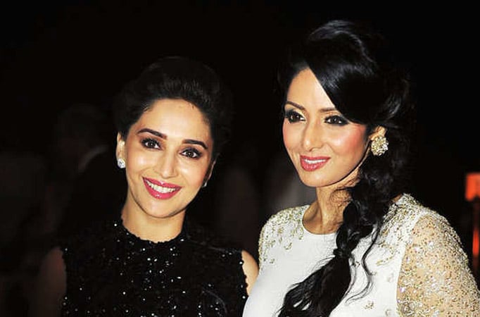 Madhuri Dixit and Sridevi