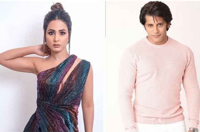 Hina Khan and Karanvir Bohra