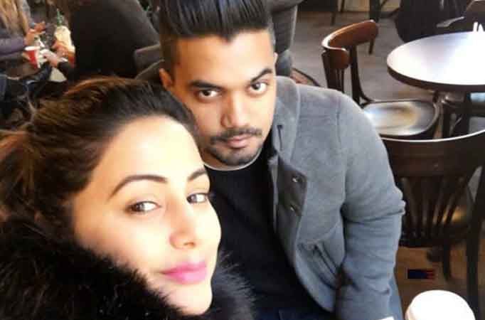 Hina Khan and Rocky Jaiswal