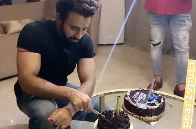 Check out whom Pearl V Puri offered his first piece of birthday cake to 