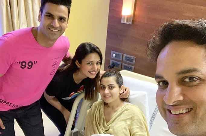 Divyanka and Vivek Dahiya give a SWEET SURPRISE to new parents Vikas and Priyanka Kalantri!