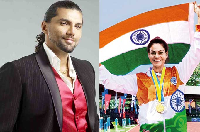 Chetan Hansraj's wife Lavinia wins for India Chetan Hansraj
