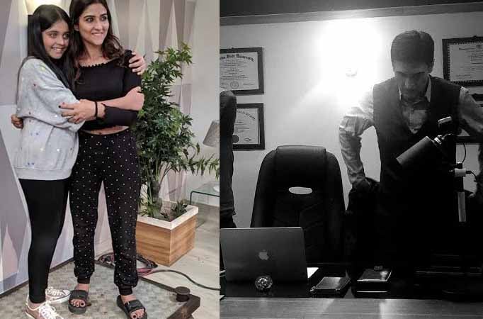 When Mohnish Bahl’s daughters visited their dad on the sets of Sanjivani