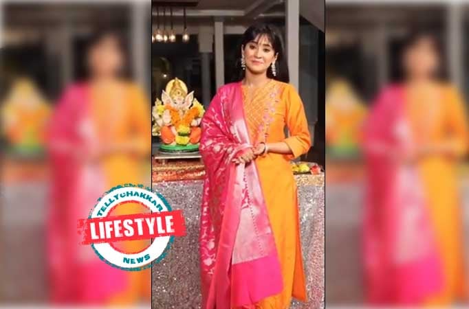 Check out Shivangi Joshi's FESTIVE LOOK for Ganesh Chaturthi!