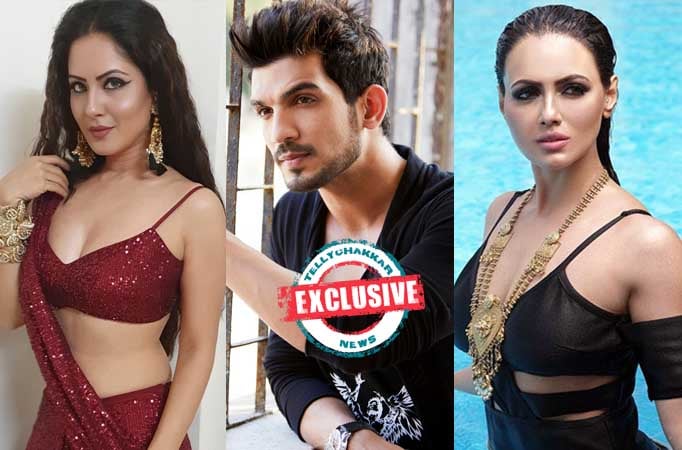 Puja Banerjee, Arjun Bijlani, and Sana Khan 