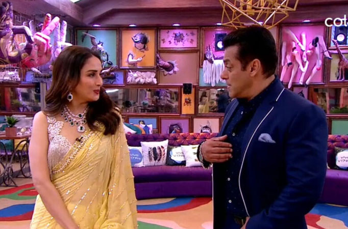 Madhuri recreates iconic ‘Didi Tera Dewar Deewana’ moment with Salman on Bigg Boss 13