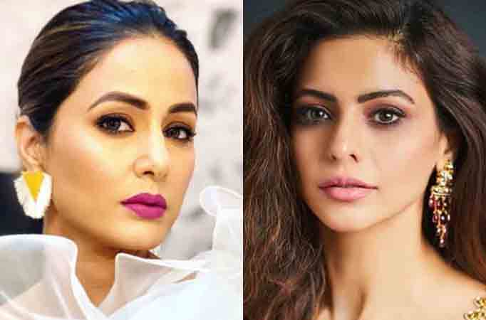 Hina Khan and Aamna Shariff