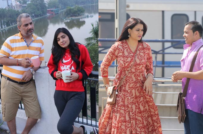 TV Actors Shweta Tiwari and Varun Badola shoots in Delhi for Mere Dad Ki Dulhan