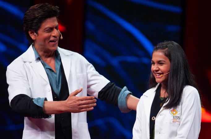 "Our future is safe in your hands," says Shah Rhuk Khan To 13- Years-Old speaker Gitanjali Rao on TED Talks India Nayi Baay 